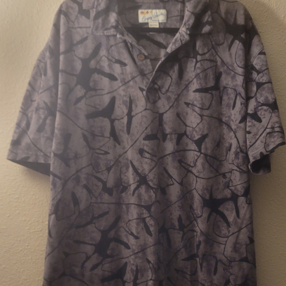 Crazy Shirt Hawaiian Polo Men's Tropical Patterned Shirt Size XL